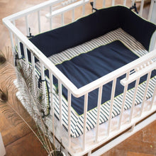 Load image into Gallery viewer, Bed/Parkomrander | Neon Stripes - My BabyOutlet