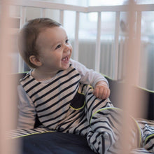 Load image into Gallery viewer, Bed/Parkomrander | Neon Stripes - My BabyOutlet