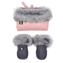 Load image into Gallery viewer, Handschoenen Kinderwagen | Moose Lichtgrijs/Grijs - My BabyOutlet