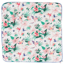 Load image into Gallery viewer, Dubbelzijdig Deken | Tropical Paradise Wit 75x95cm - My BabyOutlet