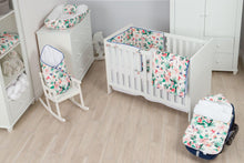 Load image into Gallery viewer, Dubbelzijdige Parklegger | Tropical Paradise Wit 75x95cm - My BabyOutlet