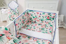 Load image into Gallery viewer, Bed/Parkomrander | Tropical Paradise Wit - My BabyOutlet