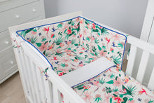 Load image into Gallery viewer, Dekbedovertrek | Tropical Paradise Blauw 135x100cm - My BabyOutlet