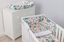 Load image into Gallery viewer, Dubbelzijdig Deken | Tropical Paradise Wit 75x95cm - My BabyOutlet