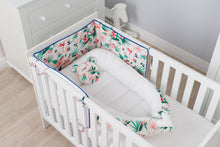 Load image into Gallery viewer, Bed/Parkomrander | Tropical Paradise Wit - My BabyOutlet
