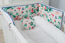 Load image into Gallery viewer, Bed/Parkomrander | Tropical Paradise Wit - My BabyOutlet
