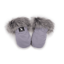 Load image into Gallery viewer, Handschoenen Kinderwagen | Moose Lichtgrijs/Grijs - My BabyOutlet
